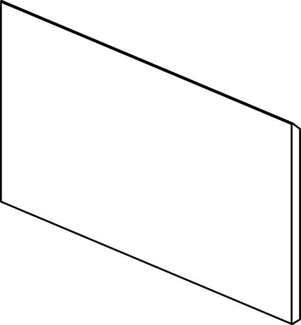 IDEAL STANDARD Connect Air Schubladenfront 585 mm – Weiß glänzend, für Waschtischunterschrank