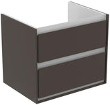 IDEAL STANDARD Connect Air Waschtischunterschrank 600 mm, 2 Auszüge, Weiß Glanz/Matt