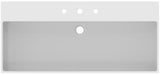Ideal Standard Waschtisch Extra 1015 mm geschliffen Weiß mit 3 Hahnlöchern und Überlauf