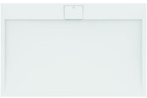 Ideal Standard Ultra Flat S i.life Rechteck-Brausewanne 1400x900x30 mm Carraraweiß, Mineralguss mit Rutschhemmung