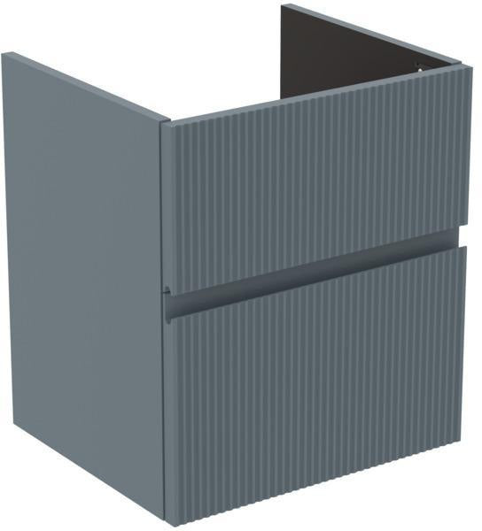 Ideal Standard Finesse Waschtischunterschrank 480 mm, 2 Auszüge, Greige matt – Wandhängend mit Softclose