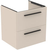 Ideal Standard i.life B Möbel-Set 160 cm – 4 Auszüge, 2 offene Fächer, Gr. Schwarz Weiß matt