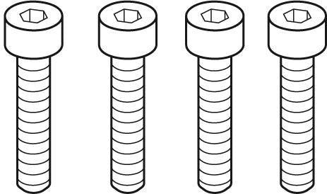 Ideal Standard Zylinderschraube M4x20 Innensechskant – Ersatzteil A962268NU