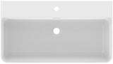 Ideal Standard Conca Aufsatzwaschtisch 800x450x165mm, 1 Hahnloch, mit Überlauf, geschliffen Weiß