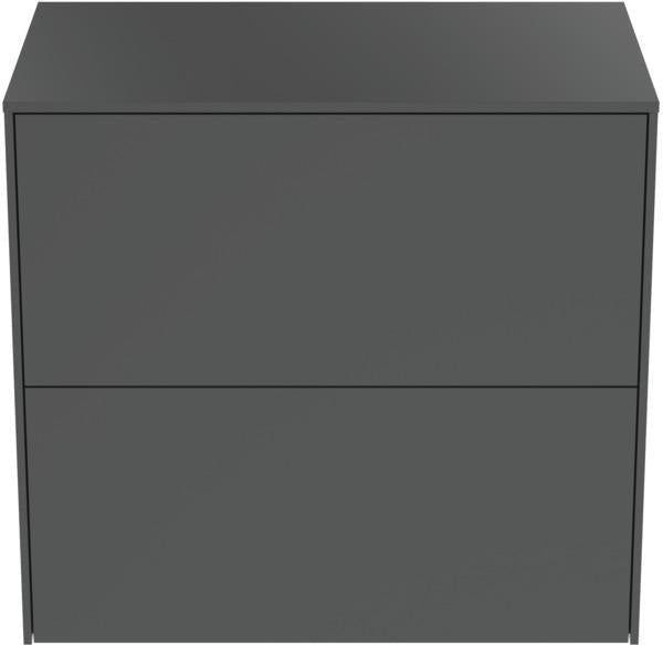 Ideal Standard Conca Waschtischunterschrank 602 mm, 2 Auszüge, Weiß matt, Push-Open