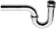 Ideal Standard Geruchsverschluss für Waschtische, Chrom – Raumsparsiphon mit 90°-Bogen und Rosette