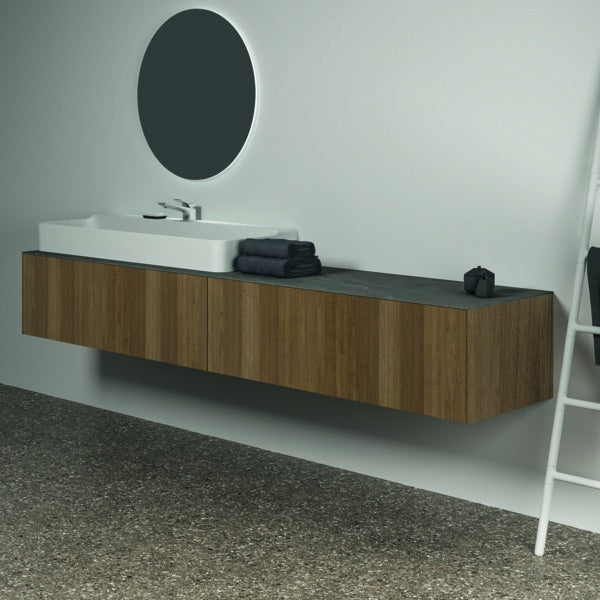 Ideal Standard Conca Waschtischunterschrank 2385 mm, 2 Auszüge, Sunset Matt, wandhängend