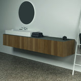 Ideal Standard Conca Waschtischunterschrank 2385 mm, 2 Auszüge, Sunset Matt, wandhängend