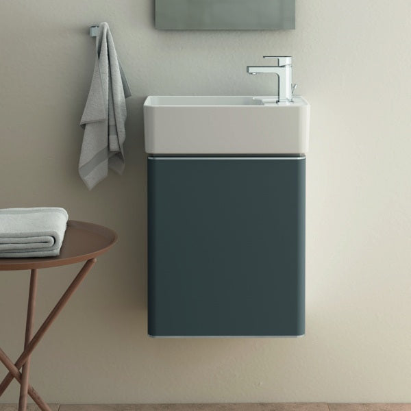 Ideal Standard Adapto Handwaschbecken-Unterschrank 427 mm, 1 Tür, anthrazit matt – wandhängend