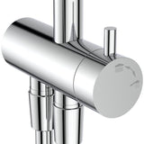 IDEAL STANDARD Duschsystem Idealrain für AP-Armatur in Silk Black – mit Kopf- und Handbrause