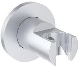 Ideal Standard Idealrain Atelier Brausehalter mit runder Rosette in Brushed Gold – Wandmontage