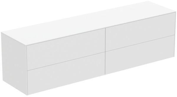 Ideal Standard WT-Unterschrank Conca, 4 Auszüge, ohne Ausschnitt, 1987x505x550 mm, Walnuss Dunkel