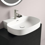 IDEAL STANDARD Aufsatzwaschtisch Linda-X 600x500mm, 1 Hahnloch, mit Überlauf, weiß