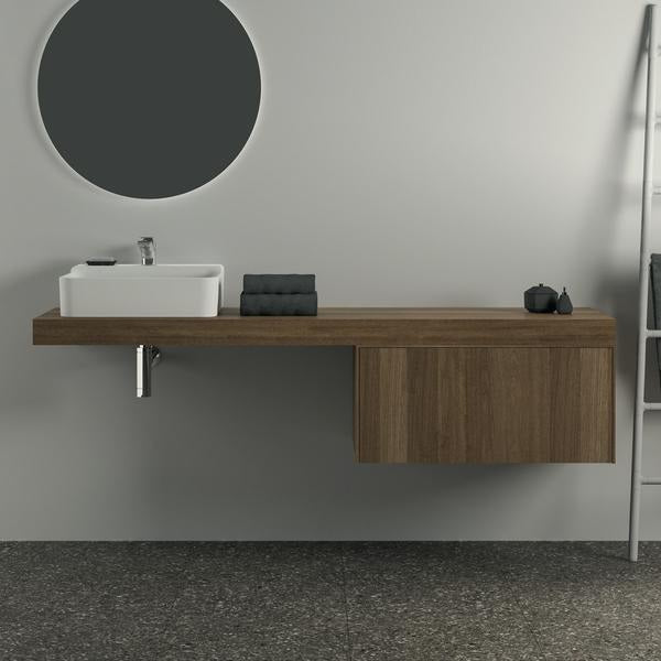 Ideal Standard Conca Konsole 1600x505x80 mm Weiß – Rechteckige Waschtischplatte