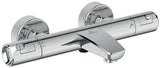 Ideal Standard Badethermostat AP Ceratherm T50, Ausladung 161 mm, Chrom – mit Verbrühschutz