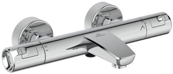 Ideal Standard Badethermostat AP Ceratherm T50, Ausladung 161 mm, Chrom – mit Verbrühschutz