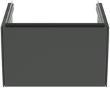 Ideal Standard Conca Waschtischunterbau 600 mm Weiß mit Push-Open-Auszug – MDF-Front, wandhängend