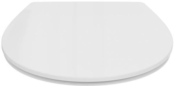 Ideal Standard WC-Sitz Eurovit in Weiß – Duroplast mit Deckel und Edelstahl-Scharnieren