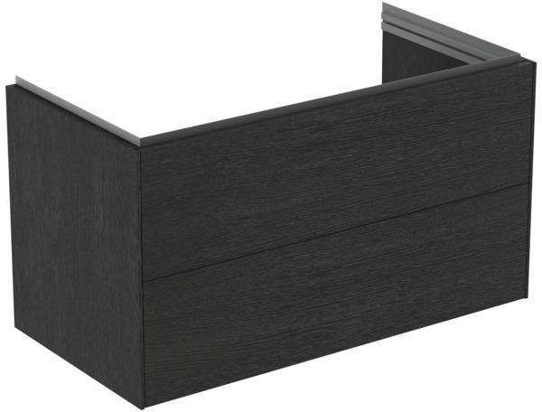 Ideal Standard Conca Waschtischunterschrank 1000 mm, 2 Auszüge, Push-Open, Weiß