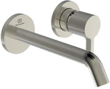 Ideal Standard Joy Wand-Waschtischarmatur in Brushed Gold, 180 mm Auslauf, runde Rosette