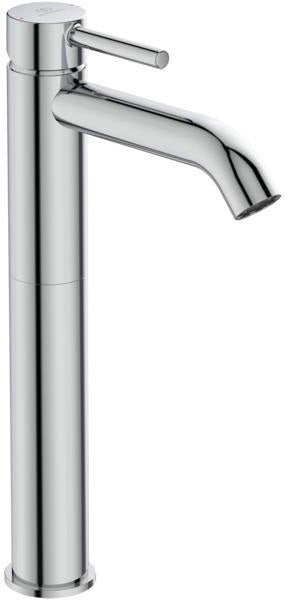 Ideal Standard Ceraline Waschtischarmatur mit 150 mm Ausladung, Ablaufgarnitur und Heißwasser-Sparfunktion