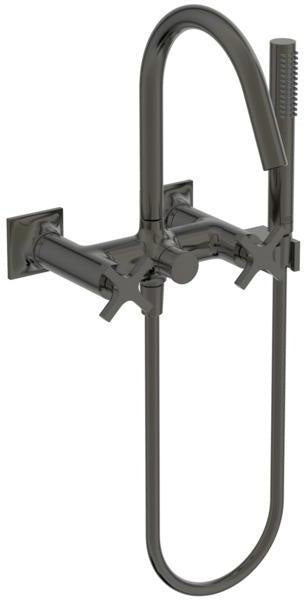 Ideal Standard Joy Neo Badearmatur, Aufputz, 190 mm Auslauf, Kreuzgriffe, Chrom