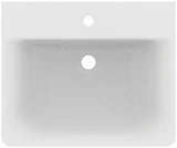 Ideal Standard Connect Cube Waschtisch 550x460mm, 1 Hahnloch, ohne Überlauf, Weiß