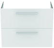 Ideal Standard i.life S Waschtischunterschrank 800 mm, 2 Auszüge, Weiß matt, wandhängend
