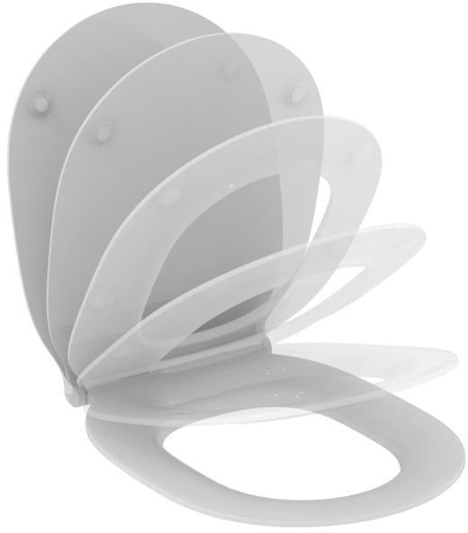 Ideal Standard WC-Sitz Connect Air Weiß Duroplast mit Softclosing und Absenkautomatik