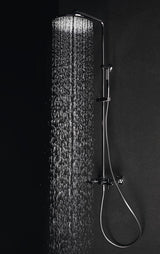 Ideal Standard Duschsystem Joy Neo mit Brausearmatur, Kreuzgriffen und Kopfbrause in Chrom