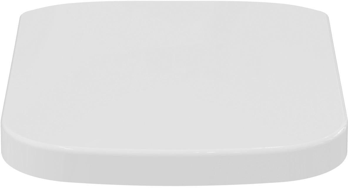 IDEAL STANDARD WC-Sitz MIA mit Deckel, Edelstahl-Scharniere, Duroplast weiß