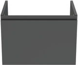 Ideal Standard Finesse Waschtischunterschrank 530 mm, 1 Auszug, Greige matt – Wandhängend mit Softclose