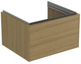 Ideal Standard Conca Waschtischunterbau 600 mm Weiß mit Push-Open-Auszug – MDF-Front, wandhängend
