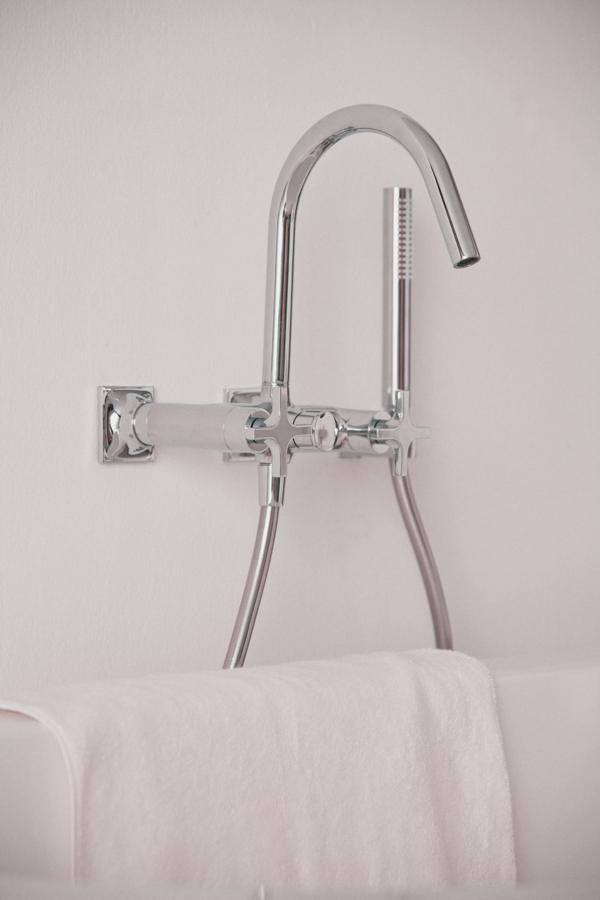 Ideal Standard Joy Neo Badearmatur, Aufputz, 190 mm Auslauf, Kreuzgriffe, Chrom