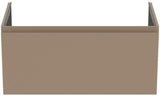 Ideal Standard Finesse Möbelwaschtischunterschrank 800 mm mit Auszug und Softclose in Greige matt