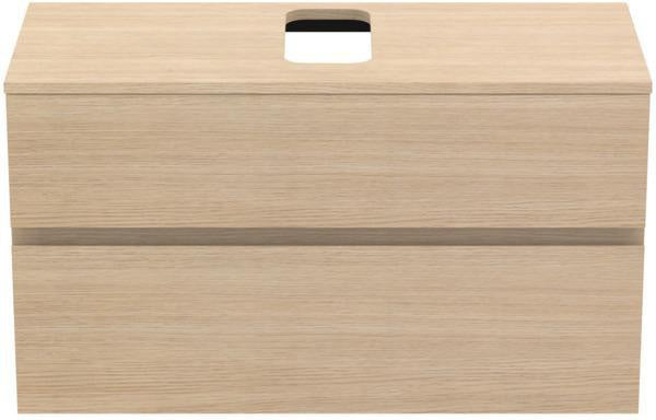 Ideal Standard Finesse Waschtischunterschrank 1002 mm, 2 Auszüge, Greige matt, wandhängend