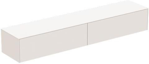 IDEAL STANDARD Waschtischplatte Conca 2387x505 mm Weiß ohne Ausschnitt – Passgenaue Deckplatte