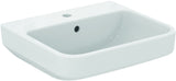 Ideal Standard i.life B Waschtisch 500x440mm Weiß mit IdealPlus Beschichtung – 1 Hahnloch, Überlauf, hängend