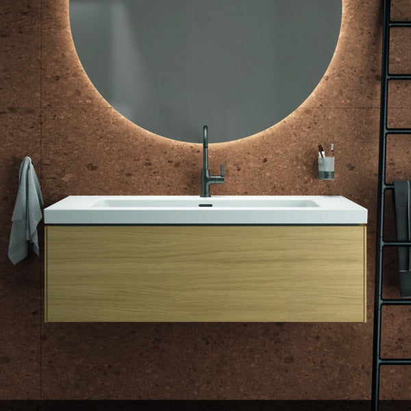 IDEAL STANDARD Handtuchhaken Conca rund Brushed Gold – Messing, verdeckte Befestigung