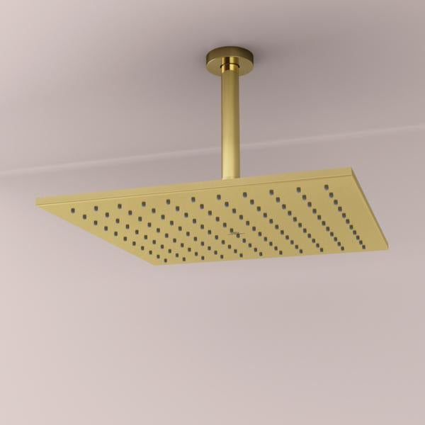 IDEAL STANDARD Idealrain Deckenanschluss 180 mm Chrom – Für Duschkopf, 1/2 Zoll Außengewinde
