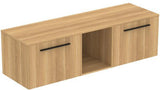 Ideal Standard i.life B Möbel-Set 160 cm – 2 Auszüge, 1 offenes Fach, Gr. Schwarz Weiß matt
