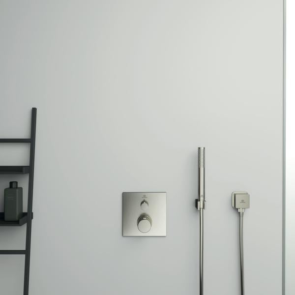Ideal Standard Idealrain Atelier Stabhandbrause Brushed Gold, 1-Funktion, Antikalk