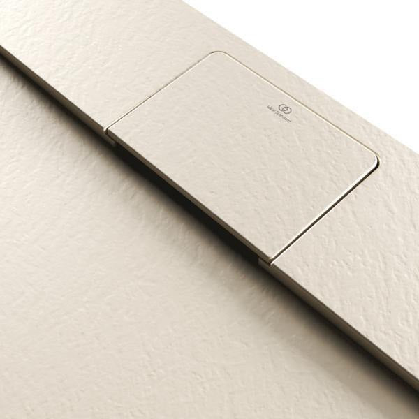 Ideal Standard Ultra Flat S i.life Rechteck-Brausewanne 1700x900x30mm Carraraweiß – Mineralguss, matt, Anti-Rutsch