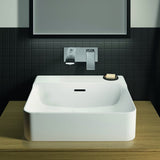 Ideal Standard Conca Aufsatzwaschtisch 500x450x165mm Weiß ohne Hahnloch mit Überlauf
