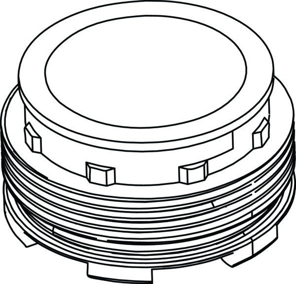 Ideal Standard Luftsprudler CACHE Cascade STD A M24x1 – Chrom, passend für viele Armaturen