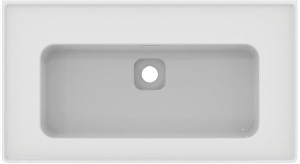 Ideal Standard Möbelwaschtisch Strada II 840x460mm Weiß ohne Hahnloch mit Überlauf
