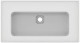 Ideal Standard Möbelwaschtisch Strada II 840x460mm Weiß ohne Hahnloch mit Überlauf