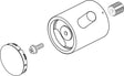 Ideal Standard IS Thermgriff Ceratherm T mit Pin Silver Storm – Drehknopf Armaturengriff