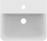 Ideal Standard Handwaschbecken Connect Air 400x350x150 mm Weiß mit Überlauf und 1 Hahnloch