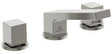 Ideal Standard 3-Loch-Waschtischarmatur Extra Ausladung 140 mm mit Ablaufgarnitur Silver Storm